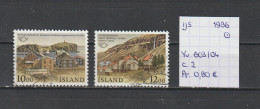 (TJ) IJsland 1986 - YT 603/04 (gest./obl./used) - Gebruikt