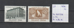 (TJ) IJsland 1986 - YT 605/06 (gest./obl./used) - Gebraucht