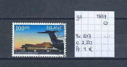 (TJ) IJsland 1987 - YT 617 (gest./obl./used) - Usati