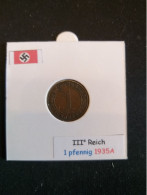 Pièce De 1 Reichspfennig De 1935A - 1 Reichspfennig