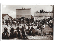 Indien, Indian, Omaha Dancers - War Horse (spectacle De Chevaux Capturés) - Azusa Postcard 1891 - Native Americans