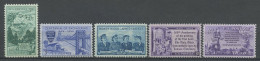 EU 1952 N° 562/566 ** Neufs MNH Superbes C 1.90 € Mont Rushmore Pont George Forces Armées Gutenberg Bible Crieurs Journa - Neufs