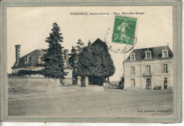 CPA (37) BOURGUEIL - Aspect De La Place Marcellin Renaut En 1911 - Autres & Non Classés