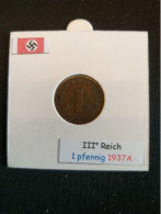 Pièce De 1 Reichspfennig De 1937A - 1 Reichspfennig