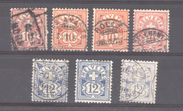 0ch  1929  -  Suisse :  Yv  67-68  (o)  Variétés De Couleur - Used Stamps