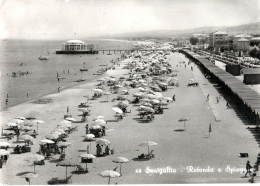 SENIGALLIA - ROTONDA E SPIAGGIA - ED.GIUSTINI - VG FG - C6905 - Senigallia