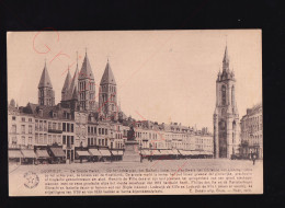 Doornijk - De Groote Markt - Eerekaart Gemeenteschool - Postkaart - Tournai