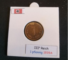 Pièce De 1 Reichspfennig De 1939A (Berlin) - 1 Reichspfennig