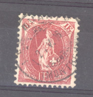 0ch  1934  -  Suisse :  Yv  98  (o)   Papier Blanc - Oblitérés