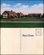 Postcard Fort Riley Kansas Carpenter Court Fort Riley 1950 - Altri & Non Classificati