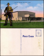 Postcard Fort Riley Kansas WAR DEPT. THEATRE Soldier Soldat 1950 - Altri & Non Classificati
