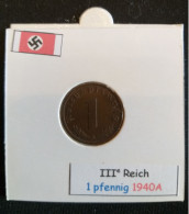 Pièce De 1 Reichspfennig De 1940A (Berlin) - 1 Reichspfennig