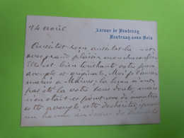 Carte Autographe Hector MALOT (1830-1907) Ecrivain - Sans Famille - Writers
