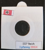 Pièce De 1 Reichspfennig De 1941A (Berlin) - 1 Reichspfennig