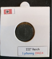 Pièce De 1 Reichspfennig De 1942A (Berlin) - 1 Reichspfennig