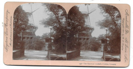 Deutschland. Potsdam, Die Historische Windmühle (moulin à Vent Historique) Photo Stéréo Sur Carton 178x89 Mm. - (GF3893) - Stereoscopic