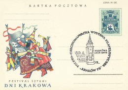 Poland Postmark D75.04.26 KRAKOW.03: Philatelic Exhibition Czechoslovakia - Interi Postali