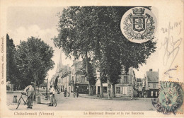 Chatellerault * 1905 * Le Boulevard Blossac Et La Rue Bourbon - Chatellerault