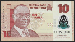 Nigeria 10 Naira 2022 P39 UNC - Nigeria