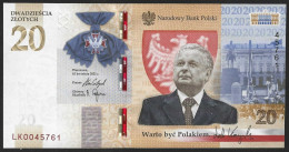Poland 20 Zlotych 2021 Pnew With Folder UNC - Pologne