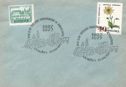 Poland Postmark (0590): D77.09.24 KRAKOW Municipal Greenery 150 Y. - Interi Postali