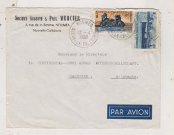 NEW CALEDONIA  NOUMEA  1958 Nice Airmail Cover To Germany - Cartas & Documentos