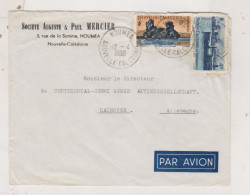 NEW CALEDONIA  NOUMEA  1958 Nice Airmail Cover To Germany - Storia Postale