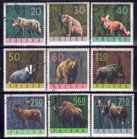 Polen 1965 - Tiere Des Waldes, Nr. 1635 - 1643, Gestempelt / Used - Usati