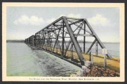 Moncton  Nouveau-Brunswick - The Bridge ( Pont ) Over Petitcodiac River - Uncirculated  Non Circulée - Par Peco - Altri & Non Classificati