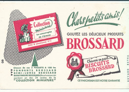 BU 2730   BUVARD  -   BISCUITS BROSSARD   ( 20,50 Cm X 13,50 Cm) - Sucreries & Gâteaux