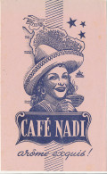 BU 2734   BUVARD  -  CAFE NADI    ( 21,00 Cm X 13,00 Cm) - Koffie En Thee