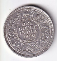 MONEDA DE PLATA DE LA INDIA DE 1 RUPEE DEL AÑO 1920 - GEORGE V (COIN) SILVER,ARGENT. - Inde