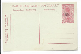Belgisch-Kongo  P 68  ** -  60 Auf 45 Ct. Palmen Karte - Enteros Postales