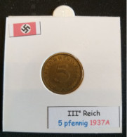 Pièce De 5 Reichspfennig De 1937A - 5 Reichspfennig