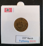 Pièce De 5 Reichspfennig De 1937E - 5 Reichspfennig