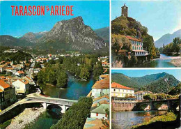 09 - Tarascon Sur Ariège - Multivues - Flamme Postale De Tarascon Sur Ariège - CPM - Voir Scans Recto-Verso - Autres & Non Classés