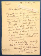 ● L.A.S Emile GOUSSOT Fut Député De La Seine - Né à Thiaucourt - Albert Schemidraire - Rue Des Batignolles - Lettre - Politico E Militare