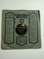 Disque 78t COLUMBIA CHEZ L'PER'TRANQUILLE - 78 T - Disques Pour Gramophone