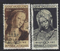 Italia 1954; Anno Mariano, Serie Completa. - 1946-60: Usados