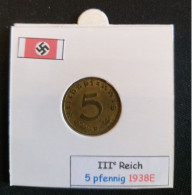 Pièce De 5 Reichspfennig De 1938E (Muldenhütten) - 5 Reichspfennig