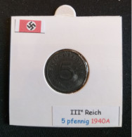 Pièce De 5 Reichspfennig De 1940A (Berlin) - 5 Reichspfennig