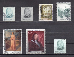 MONACO N° 1705 1707 1709 1763 1786 1787 1809  (o) (YT) COTE YT 2020 = 13,70 EUROS - Used Stamps