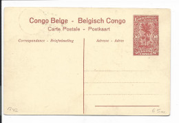 Belgisch-Kongo  P 43-09  ** - 10 Ct. Palmen Bildpostkarte 'Un Coin De Foret Du Mayumbo' - Ganzsachen