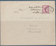 Lettre - Brief Lübeck 1928 Flugpost Mi Nr. A379 - Poste Aérienne & Zeppelin