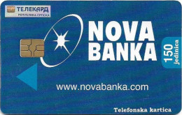 Bosnia - Republika Srpska - Nova Banka - Mastercard 2, Gem5 Red, 01.2006, 150Units, Used - Bosnien