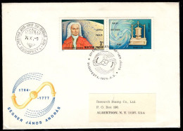 HUNGARY(1974) Janos Segner. Water Wheel. FDC With Cachet And Thematic Cancel. Scott No 2312. Considered The Father Of Th - FDC