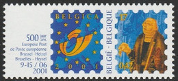 No 2932 ( R98) Rolzegel /Timbre Rouleau Belgica 2001  ** - Nuevos