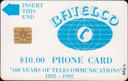 Bahamas - BS-BAT-0001A, 1st  Issued (CN: 0-5000), 100 Years Of Telecommunications, 10$, Used - Bahama's