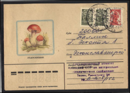 RUSSIA USSR Stationery USED ESTONIA  AMBL 1218 TALLINN Mushrooms - Unclassified