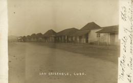 Cuba, SAN CRISTÓBAL, Street Scene (1910s) Toland & Little RPPC Postcard - Cuba